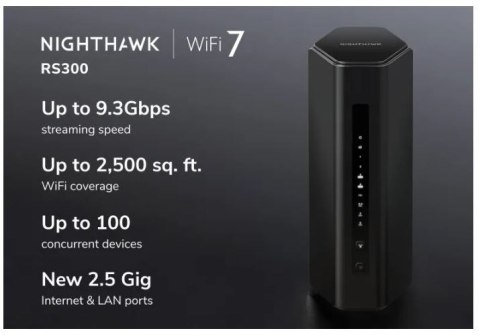 Netgear Router RS300 WiFi 7 BE9300 Netgear Router RS300 WiFi 7 BE9300