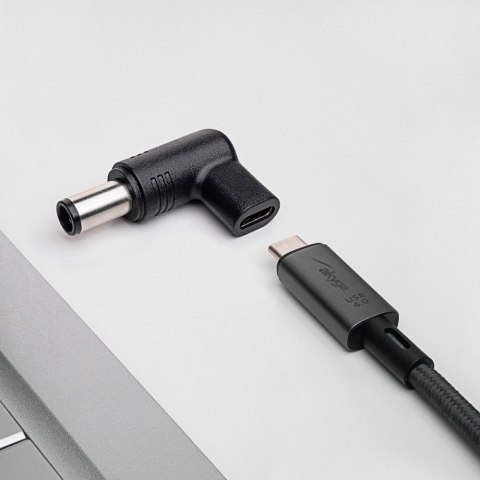 AKYGA Adapter AK-ND-C08 DELL PIN Wtyczka do zasilacza uniwersalnego USB-C / 7.4 X 5.0 MM + pin DELL AKYGA Adapter AK-ND-C08 DELL PIN Wtyczka do zasilacza uniwersalnego USB-C / 7.4 X 5.0 MM + pin DELL