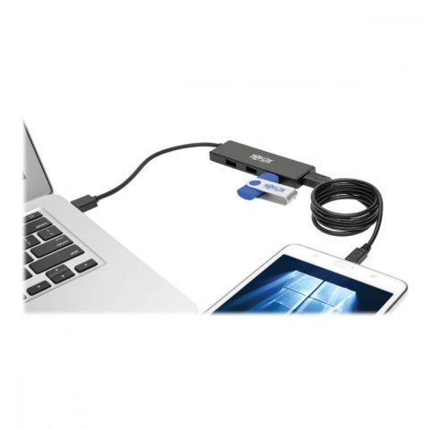 Eaton 4-portowy, ultracienki, przenośny koncentrator USB 3.0 SuperSpeed U360-004-SLIM Eaton 4-portowy, ultracienki, przenośny koncentrator USB 3.0 SuperSpeed U360-004-SLIM