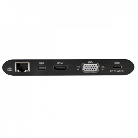 Eaton Stacja dokująca USB-C, podwójny wyświetlacz 4K HDMI/mDP, VGA, USB 3.2 Gen 1, koncentrator USB-A/C, GbE, karta pamięci, ładowanie Eaton Stacja dokująca USB-C, podwójny wyświetlacz 4K HDMI/mDP, VGA, USB 3.2 Gen 1, koncentrator USB-A/C, GbE, karta pamięci, ładowanie