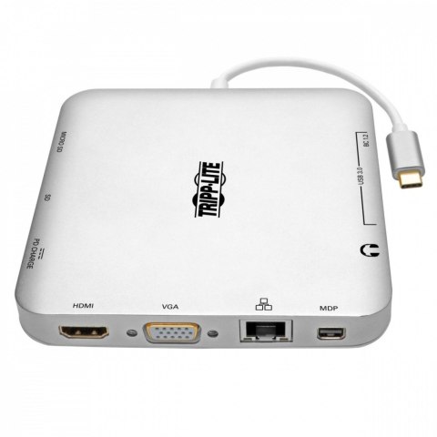 Eaton Stacja dokująca USB-C, podwójny wyświetlacz 4K HDMI/mDP, VGA, USB 3.2 Gen 1, koncentrator USB-A/C, GbE, ładowanie PD 60 W U442-D Eaton Stacja dokująca USB-C, podwójny wyświetlacz 4K HDMI/mDP, VGA, USB 3.2 Gen 1, koncentrator USB-A/C, GbE, ładowanie PD 60 W U442-D