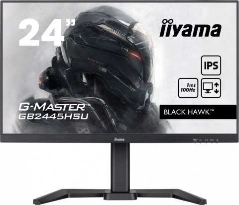 IIYAMA Monitor 23,8 cala GB2445HSU-B2 IPS,FHD,100Hz,1ms,2xUSB,300cd IIYAMA Monitor 23,8 cala GB2445HSU-B2 IPS,FHD,100Hz,1ms,2xUSB,300cd