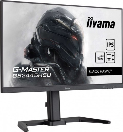 IIYAMA Monitor 23,8 cala GB2445HSU-B2 IPS,FHD,100Hz,1ms,2xUSB,300cd IIYAMA Monitor 23,8 cala GB2445HSU-B2 IPS,FHD,100Hz,1ms,2xUSB,300cd