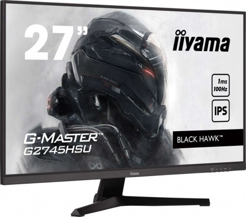 IIYAMA Monitor 27 cali G2745HSU-B2 IPS,FHD,100Hz,1ms,2xUSB,300cd IIYAMA Monitor 27 cali G2745HSU-B2 IPS,FHD,100Hz,1ms,2xUSB,300cd