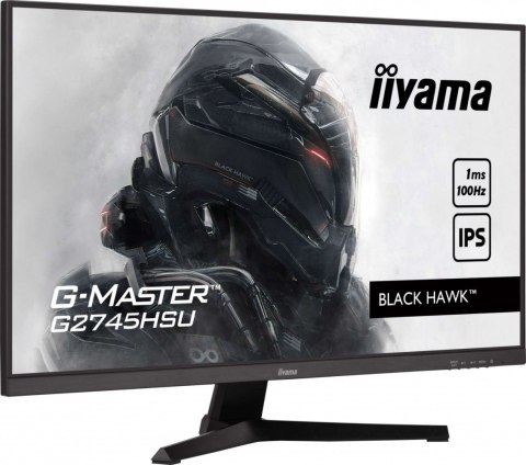 IIYAMA Monitor 27 cali G2745HSU-B2 IPS,FHD,100Hz,1ms,2xUSB,300cd IIYAMA Monitor 27 cali G2745HSU-B2 IPS,FHD,100Hz,1ms,2xUSB,300cd