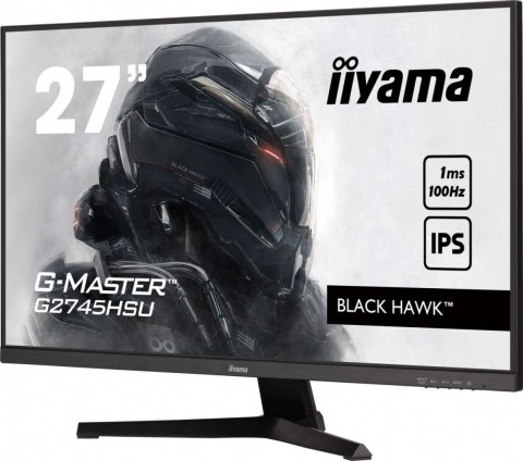 IIYAMA Monitor 27 cali G2745HSU-B2 IPS,FHD,100Hz,1ms,2xUSB,300cd IIYAMA Monitor 27 cali G2745HSU-B2 IPS,FHD,100Hz,1ms,2xUSB,300cd