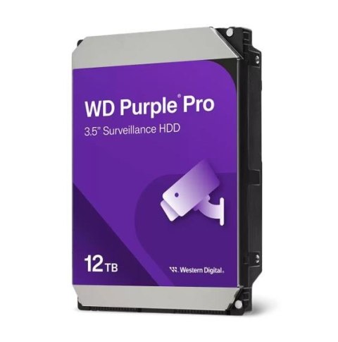 Western Digital Dysk twardy Purple Pro 12TB 3,5 256MB SATAIII Western Digital Dysk twardy Purple Pro 12TB 3,5 256MB SATAIII