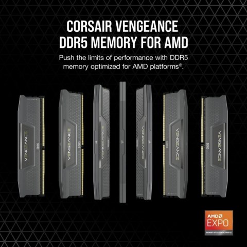 Corsair Pamięć DDR5 Vengeance 64GB/6000 (2*32GB) C30 AMD EXPO & Intel XMP Corsair Pamięć DDR5 Vengeance 64GB/6000 (2*32GB) C30 AMD EXPO & Intel XMP