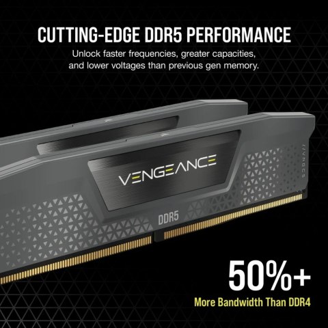 Corsair Pamięć DDR5 Vengeance 64GB/6000 (2*32GB) C30 AMD EXPO & Intel XMP Corsair Pamięć DDR5 Vengeance 64GB/6000 (2*32GB) C30 AMD EXPO & Intel XMP