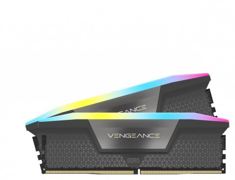 Corsair Pamięć DDR5 Vengeance RGB 32GB/6400(2*16GB) CL32 AMD EXPO & Intel XMP Corsair Pamięć DDR5 Vengeance RGB 32GB/6400(2*16GB) CL32 AMD EXPO & Intel XMP