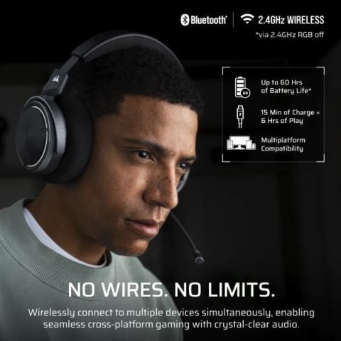 Corsair Słuchawki Virtuoso Max Wireless Carbon Corsair Słuchawki Virtuoso Max Wireless Carbon