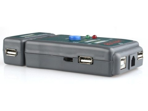 Gembird Tester diodowy kabli RJ4 5,RJ11,UTP,STP,USB AA/AB Gembird Tester diodowy kabli RJ4 5,RJ11,UTP,STP,USB AA/AB