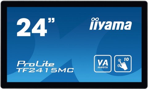 IIYAMA Monitor 24 TF2415MC-B2 pojemnościowy 10PKT, pianka, HDMI, DP IIYAMA Monitor 24 TF2415MC-B2 pojemnościowy 10PKT, pianka, HDMI, DP