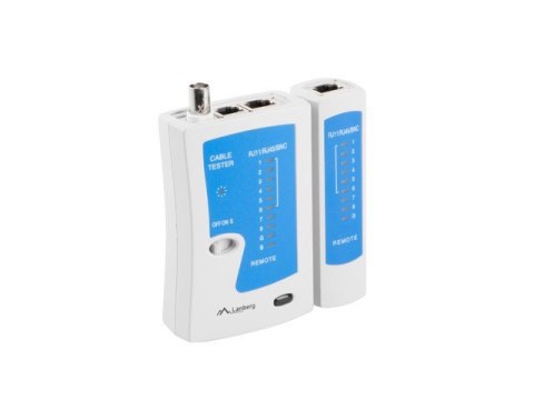 Lanberg Tester kabli RJ-45, RJ-12, RJ-11, Coaxial Lanberg Tester kabli RJ-45, RJ-12, RJ-11, Coaxial