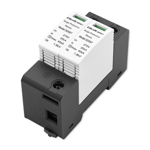 Qoltec Ogranicznik ochronnik przepięć AC | 2P | 275V | T2 | C Qoltec Ogranicznik ochronnik przepięć AC | 2P | 275V | T2 | C