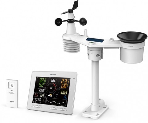 Sencor Profesjonalna Stacja meterologiczna wifi SMART z czujnik 7w1 Sencor Profesjonalna Stacja meterologiczna wifi SMART z czujnik 7w1