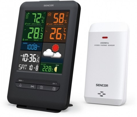 Sencor Stacja pogody SWS 7300 wys LCD kolor 13,8 cm Sencor Stacja pogody SWS 7300 wys LCD kolor 13,8 cm