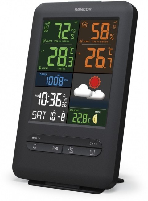 Sencor Stacja pogody SWS 7300 wys LCD kolor 13,8 cm Sencor Stacja pogody SWS 7300 wys LCD kolor 13,8 cm