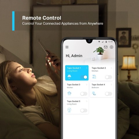TP-LINK Kontroler Tapo P100 Smart Plug WiFi 2-pak TP-LINK Kontroler Tapo P100 Smart Plug WiFi 2-pak