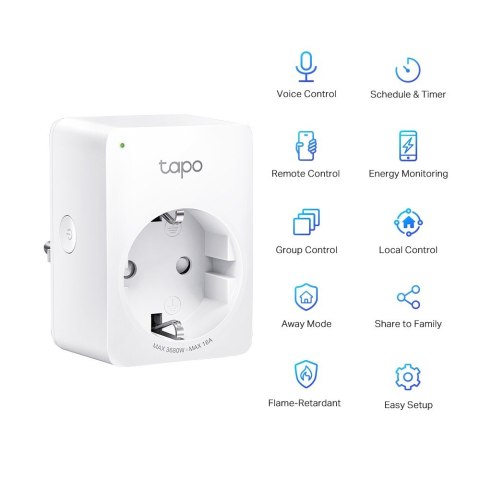 TP-LINK Mini Smart Socket WiFi Tapo P110 z kontrolą zużycia energii TP-LINK Mini Smart Socket WiFi Tapo P110 z kontrolą zużycia energii