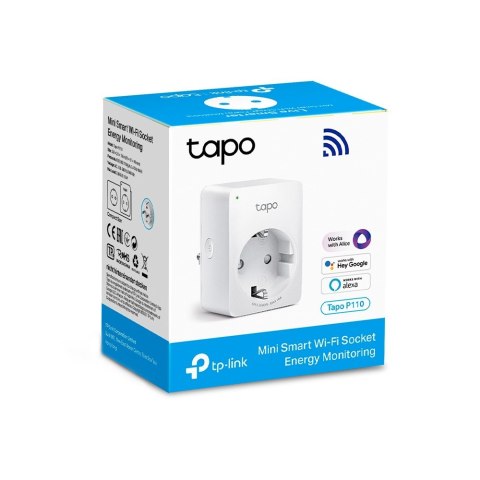 TP-LINK Mini Smart Socket WiFi Tapo P110 z kontrolą zużycia energii TP-LINK Mini Smart Socket WiFi Tapo P110 z kontrolą zużycia energii