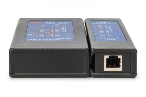 Digitus Tester kabli sieciowych i komunikacyjnych LED, kat.5e-kat.6A, (RJ45, RJ12, RJ11), Auto-Scan z PoE Digitus Tester kabli sieciowych i komunikacyjnych LED, kat.5e-kat.6A, (RJ45, RJ12, RJ11), Auto-Scan z PoE