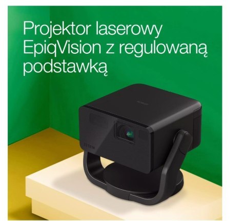 Epson Projektor mini laser EF-22B czarny z podstawą FHD/1000L/5m:1 Epson Projektor mini laser EF-22B czarny z podstawą FHD/1000L/5m:1