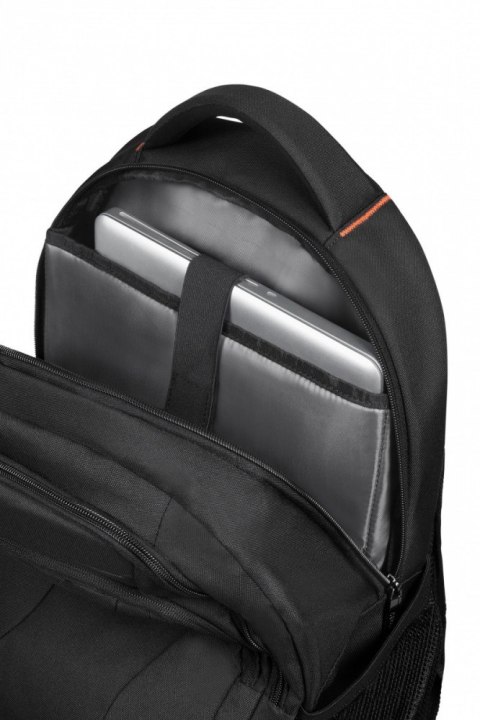 AMERICAN TOURISTER Plecak na laptopa AT WORK 15.6 cala czarno-pomarańczowy AMERICAN TOURISTER Plecak na laptopa AT WORK 15.6 cala czarno-pomarańczowy