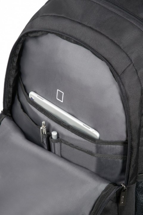 AMERICAN TOURISTER Plecak na laptopa AT WORK 17.3 cala czarno-pomarańczowy AMERICAN TOURISTER Plecak na laptopa AT WORK 17.3 cala czarno-pomarańczowy