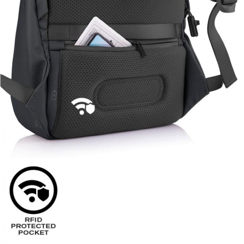 XD DESIGN Plecak antykradzieżowy BOBBY SOFT BLACK XD DESIGN Plecak antykradzieżowy BOBBY SOFT BLACK