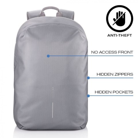 XD DESIGN Plecak antykradzieżowy BOBBY SOFT GREY XD DESIGN Plecak antykradzieżowy BOBBY SOFT GREY