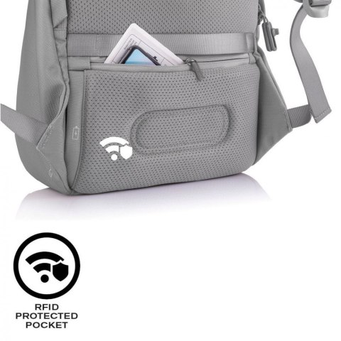 XD DESIGN Plecak antykradzieżowy BOBBY SOFT GREY XD DESIGN Plecak antykradzieżowy BOBBY SOFT GREY