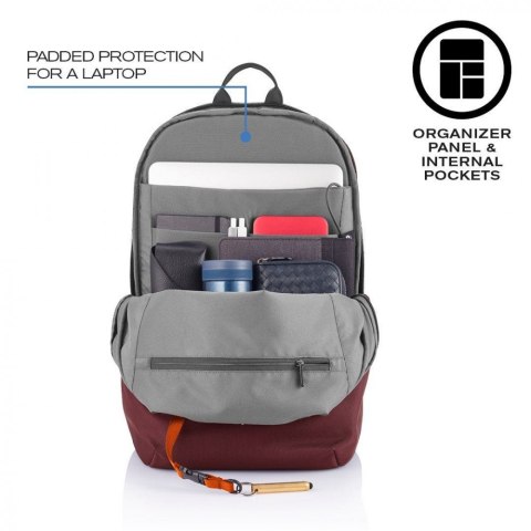 XD DESIGN Plecak antykradzieżowy BOBBY SOFT RED XD DESIGN Plecak antykradzieżowy BOBBY SOFT RED