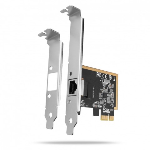 AXAGON PCEE-GRF Karta sieciowa PCIe 1x Gigabit Ethernet port RJ-45 Realtek SP & LP AXAGON PCEE-GRF Karta sieciowa PCIe 1x Gigabit Ethernet port RJ-45 Realtek SP & LP