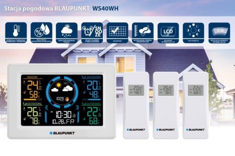 Blaupunkt Stacja pogody WS40WH Blaupunkt Stacja pogody WS40WH