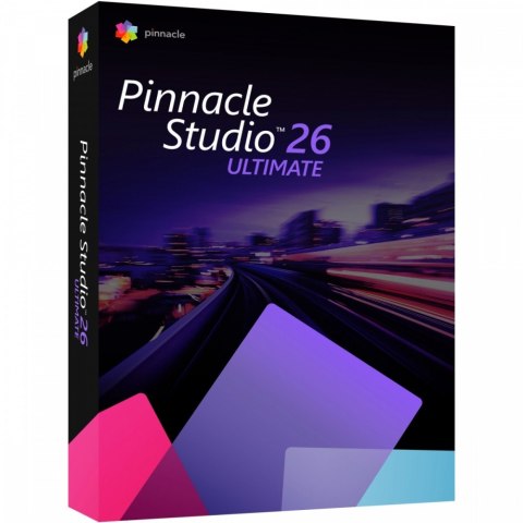 Corel Oprogramowanie Pinnacle Studio 26 Ultm PL/ML Box PNST26STMLEU Corel Oprogramowanie Pinnacle Studio 26 Ultm PL/ML Box PNST26STMLEU