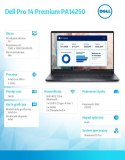 Dell Laptop Dell Pro 14 Premium PA14250 W11P Ultra 5 236V/16GB/512GB/14.0 FHD+ 400nit/Arc/FgrPr/Cams&Mic/WLAN+BT/BcklKb/3C/vPro/3YPS 