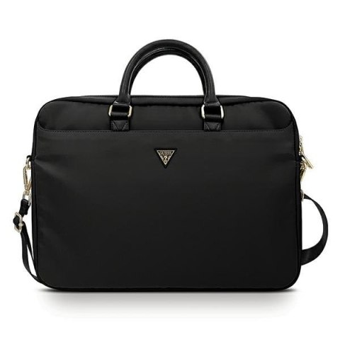 GUESS Torba do notebooka 16 cali GUCB15NTMLBK logo czarna GUESS Torba do notebooka 16 cali GUCB15NTMLBK logo czarna