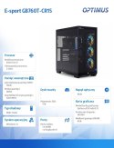 OPTIMUS Komputer E-sport GB760T-CR15 i7-14700F/16GB/1TB/RTX 4060 Ti/W11