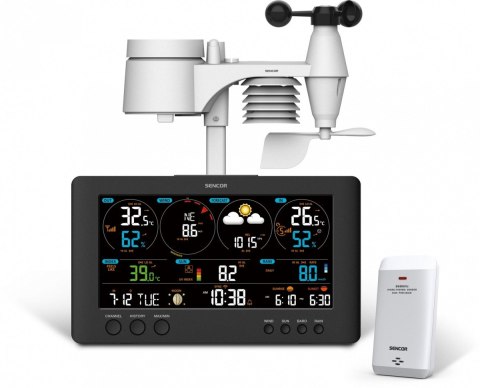 Sencor Profesjonalna stacja METEO WiFi SWS 12500 wys. LCD 21,4cm Kolor Sencor Profesjonalna stacja METEO WiFi SWS 12500 wys. LCD 21,4cm Kolor