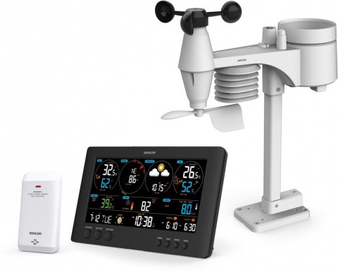 Sencor Profesjonalna stacja METEO WiFi SWS 12500 wys. LCD 21,4cm Kolor Sencor Profesjonalna stacja METEO WiFi SWS 12500 wys. LCD 21,4cm Kolor
