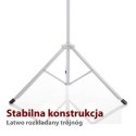 ART Ekran ręczny na statywie 4;3 72" 145x110cm TS-72 4:3