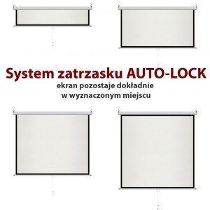 ART Ekran ręczny półautomat 4:3 72" 145x110cm MS-72 4:3 ART Ekran ręczny półautomat 4:3 72" 145x110cm MS-72 4:3
