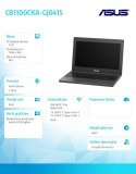 Asus Notebook Chromebook CB1100CKA-GJ0415 - Celeron N5100/8GB/64GB/11.6 cali/ChromeOS/5Y