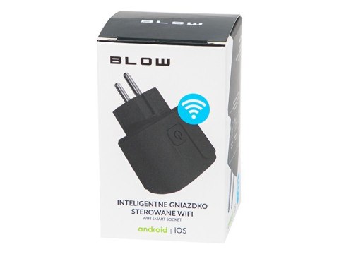 BLOW Inteligentne gniazdko sterowane WiFi TUYA V3 czarne BLOW Inteligentne gniazdko sterowane WiFi TUYA V3 czarne