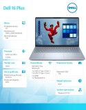 Dell Notebook Dell 16 Plus DB16250 Win11Pro Ultra 7 258V/32GB/1TB/16.0 FHD+ Touch/Arc/FgrPr/WLAN + BT/Backlit Kb/4 Cell/3Y ProSupport
