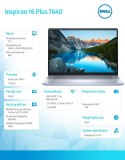 Dell Notebook Inspiron Plus 7640 Win11Pro Ultra 7 155H/16GB/1TB SSD/16.0 2,5K 2560x1600/RTX 4050/FgrPr/FHD Cam/Mic /Backlit Kb/90 Wh/