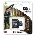 Kingston Karta pamięci microSD 128GB Canvas Go! Plus 170/90MB/s Adapter