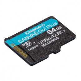 Kingston Karta pamięci microSD 64GB Canvas Go! Plus 170/70MB/s