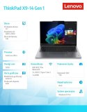 Lenovo Ultrabook ThinkPad X9-14 G1 21QA0025PB W11Pro Ultra 7 258V/32GB/1TB/INT/14.0 2.8K OLED/Grey/3YRS Premier Support Plus + CO2 Offs